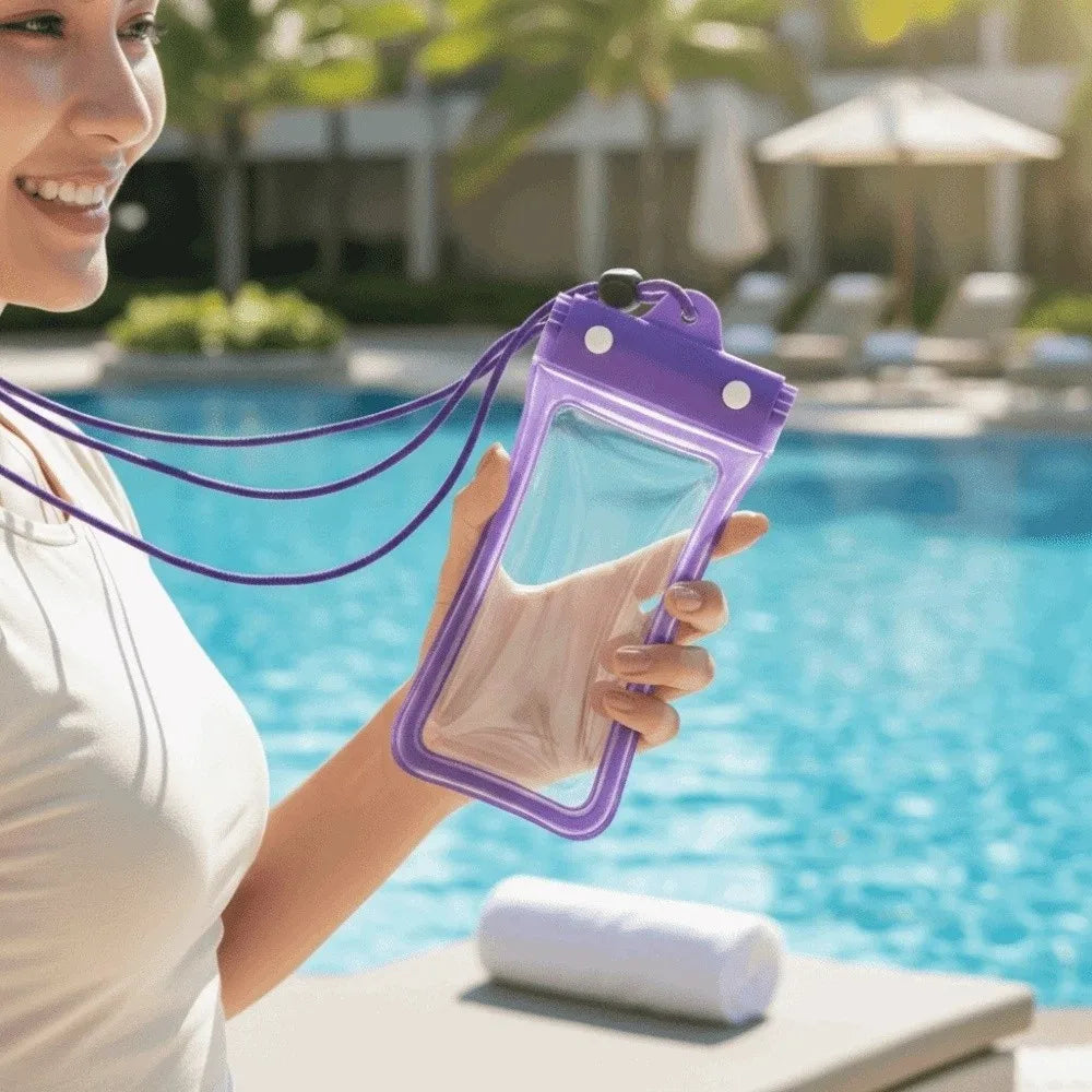 Waterproof Phone Pouch Crossbody Dry Bag with Neck Strap Waterproof Phone Pouch Axl