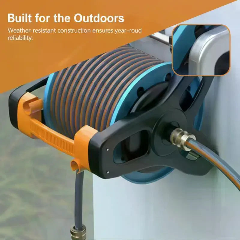 Galvanized Garden Hose Holder Wall Mount – Fits 50–100ft Hose Holder Axl