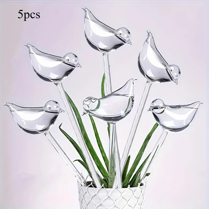 5-Pack Bird Automatic Watering Stakes – Plant Drip Irrigation Drip Irrigation Stakes Axl 5pcs
