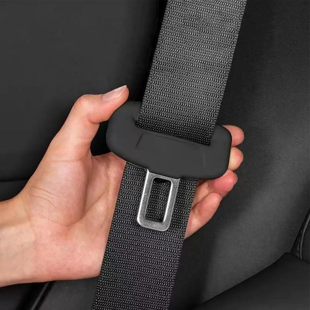 Silicone Seat Belt Buckle Protector Cover – 4-Pack Universal Seat Belt Accessory Axl