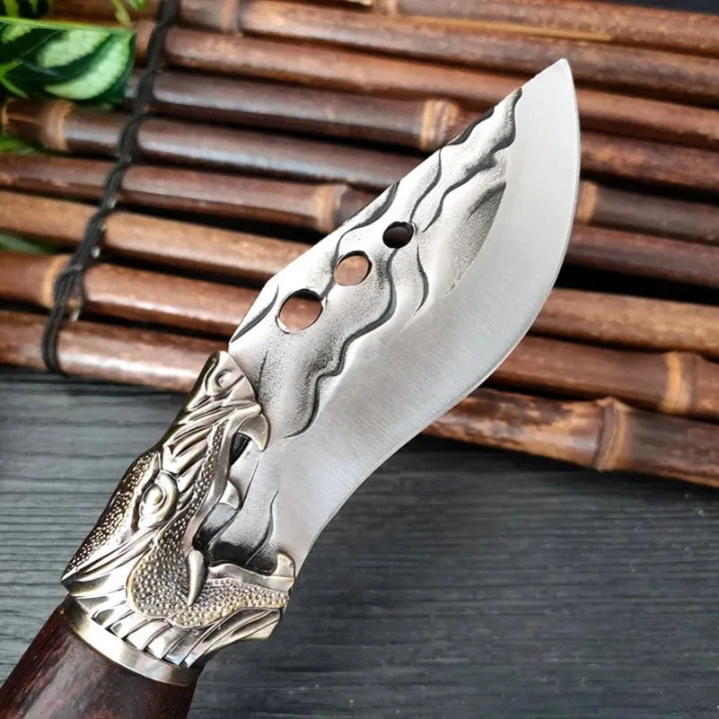 InLeung Hand Forged Boning Knife – Wood Handle Chef Knife Boning Kitchen Knife Axl
