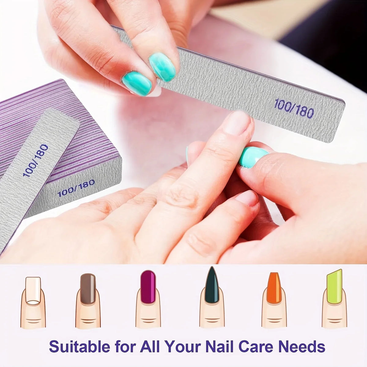 Thickened Reusable Nail File & Scraper – Manicure Pedicure Tool Nail File & Scraper Axl