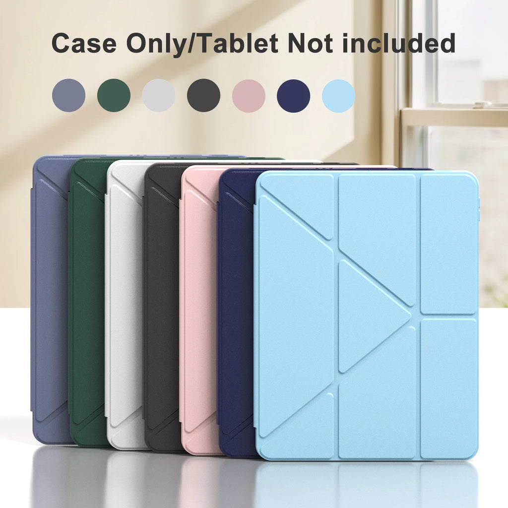 Transparent Acrylic iPad Case – Multi-Angle Stand & Pencil Holder Tablet Case & Stand Axl