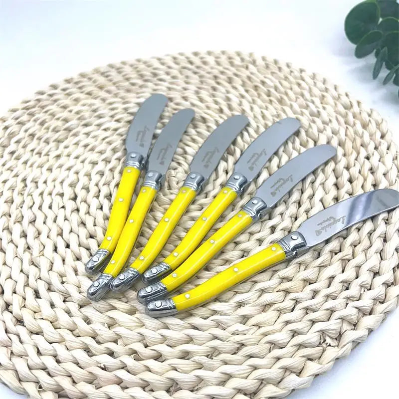 Laguiole Butter & Cheese Spreader Knife Set | Stainless Steel Cheese Spreader Set Axl