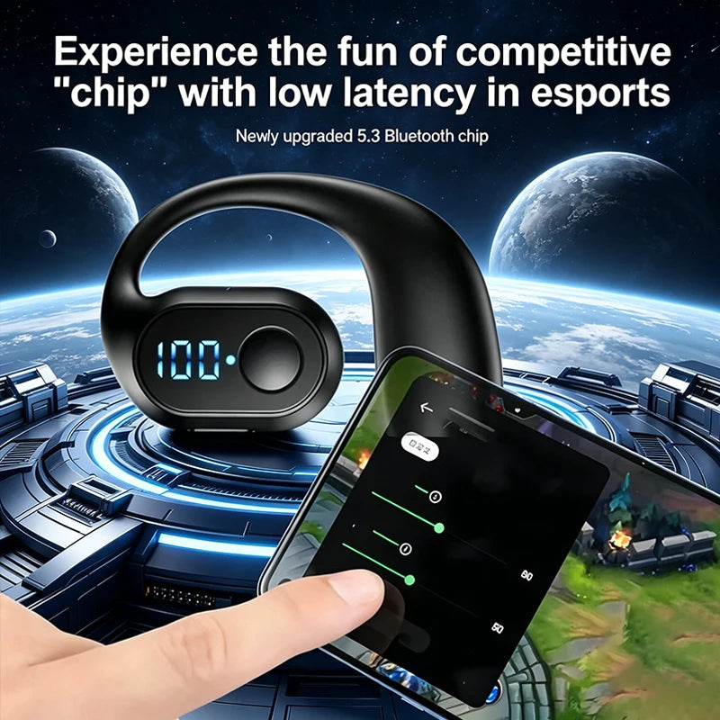 Q7 OWS Bluetooth 5.3 Wireless Earbud – Waterproof Sport HiFi Wireless Earbuds Axl