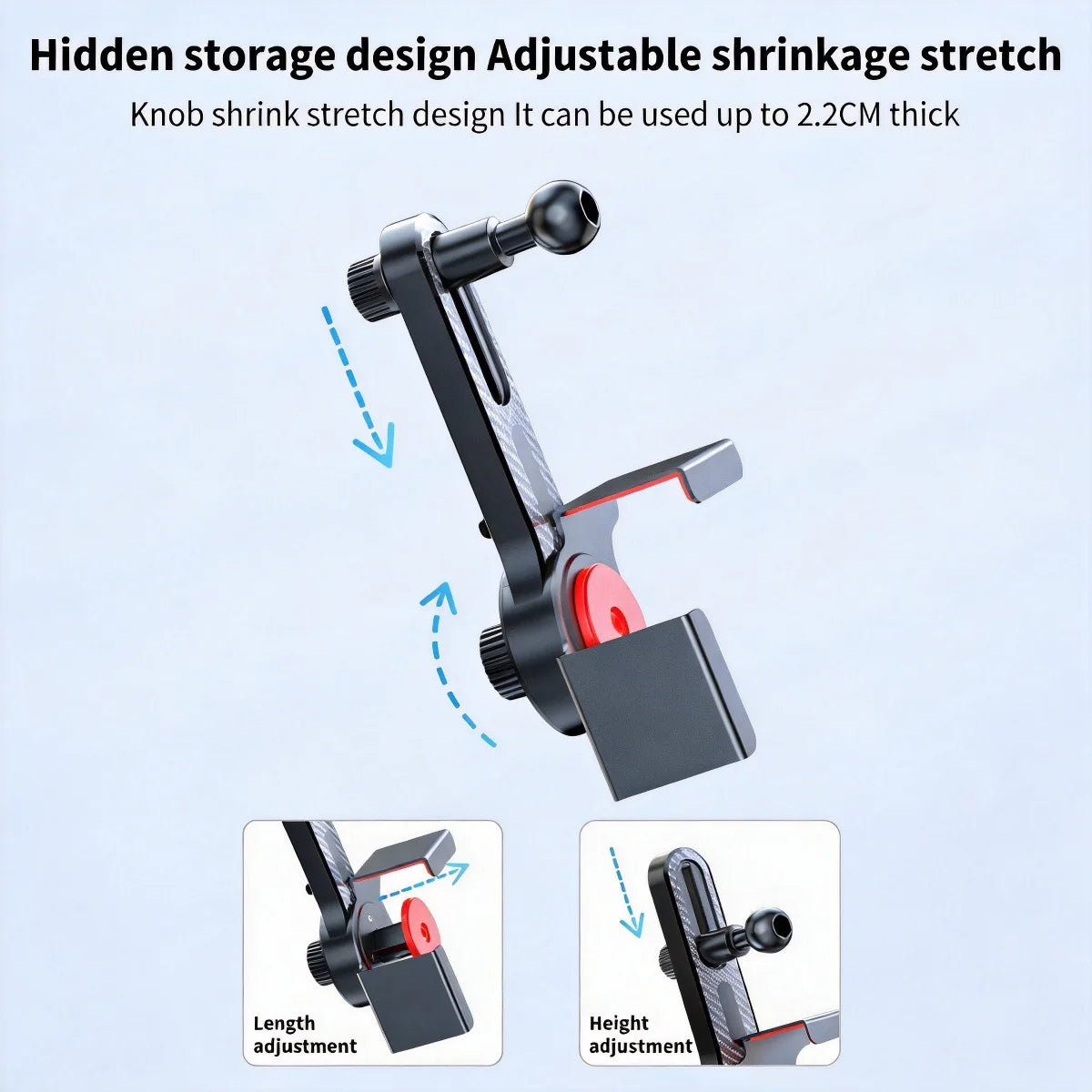 Foldable Magnetic Car Phone Holder | 360° Ball Head Mount Car Phone Mount Axl