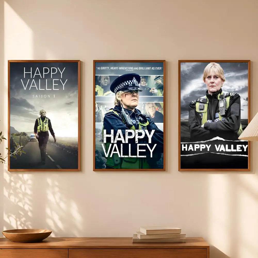 Happy Valley Poster – Self-Stick HD PVC Waterproof Wall Art Wall Art Poster Axl