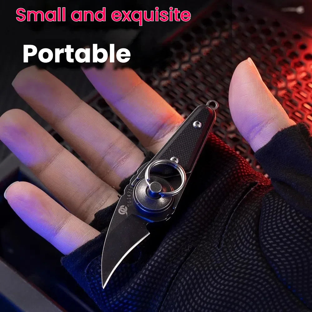 EDC Folding Pocket Knife – G10 Handle & Carbon Steel Blade Folding Pocket Knife Axl