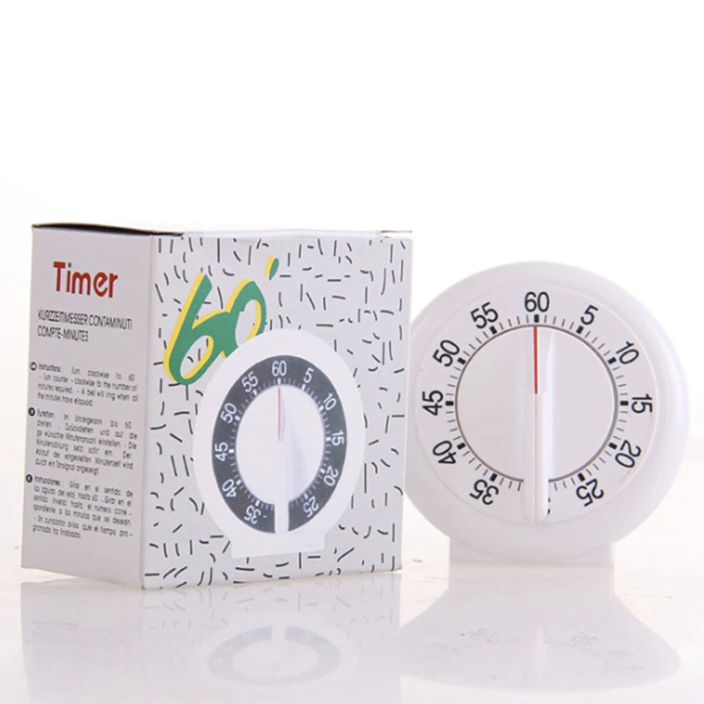 Mechanical 60-Min Countdown Timer – Kitchen, Study & Office Mechanical Kitchen Timer Axl