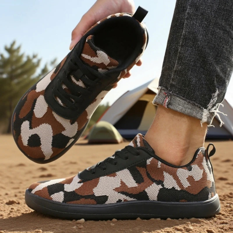ZULIWAGN Wide Toe Camo Men's Breathable Running Sneakers Athletic Sneakers Axl black 43