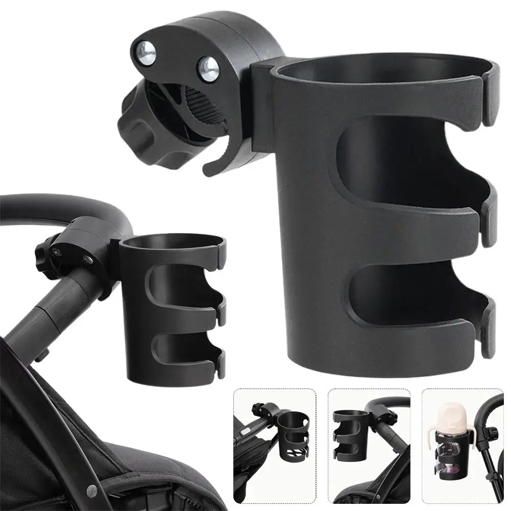 Universal Clamp-On Cup Holder for Stroller, Bike & Wheelchair Clamp-On Cup Holder Axl