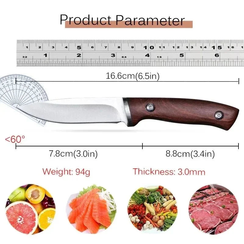EDC Mini Fixed Blade Knife – Stainless Steel Camping Knife Fixed Blade Knife Axl