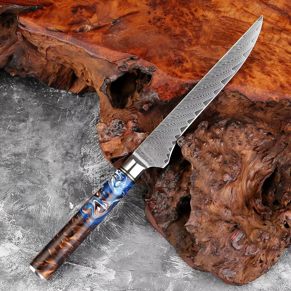 XITUO Damascus Steel Chef Knife Set | VG10 Japanese Kitchen Knives Damascus Knife Set Axl