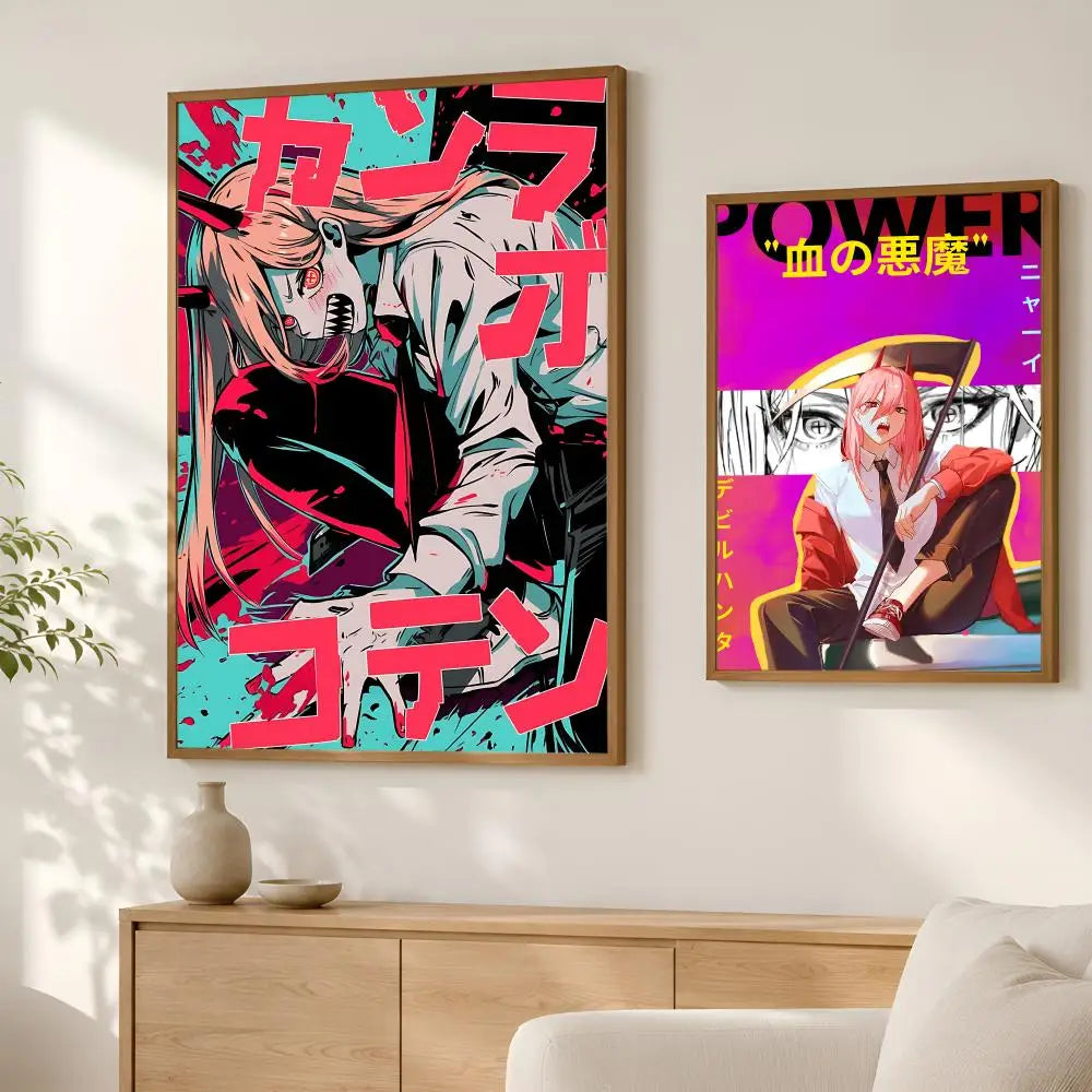 Self-Stick HD Cartoon Wall Art Poster – Waterproof Home Decor Wall Art Poster Axl