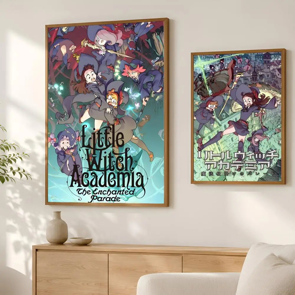 Little Witch Academia Anime PVC Wall Poster | Self-Stick HD Art Anime Wall Poster Axl