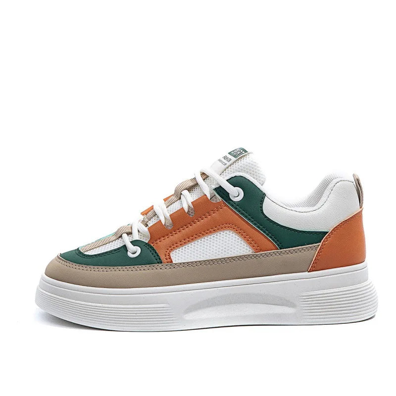Women's Casual Lace-Up Sneakers – Fashion Sport Board Shoes Women's Sneakers Axl