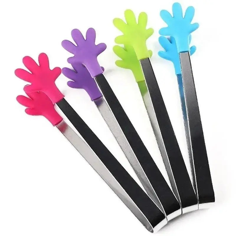 Palm-Shaped Silicone Mini Food Tongs | Fun Kitchen Clips Kitchen Tongs Axl