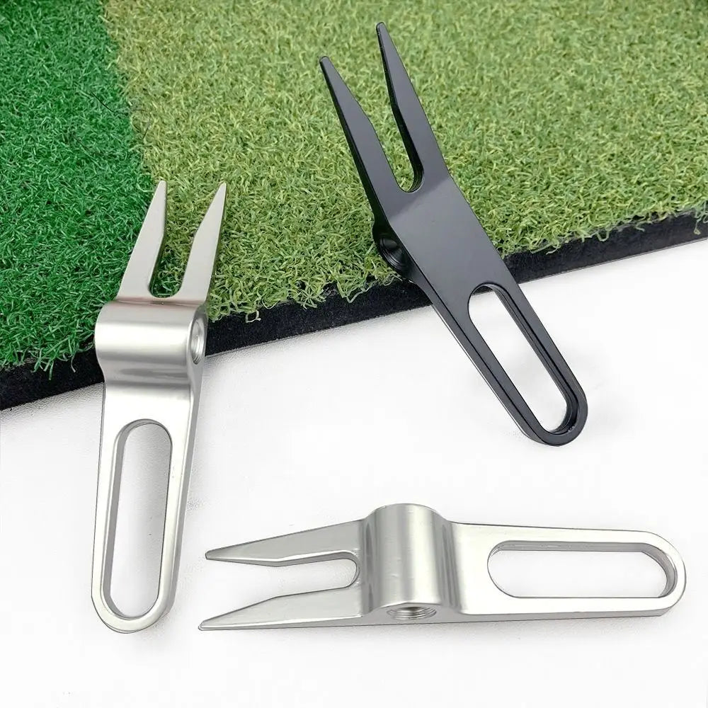 Zinc Alloy Golf Divot Repair Tool – 3-Prong Pitchfork Fork Golf Divot Tool Axl