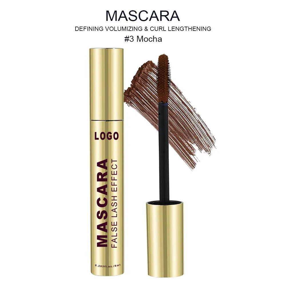 Waterproof Brown Lengthening Mascara – Vegan Private Label Mascara Axl 03 Straight Head 30pcs with logo