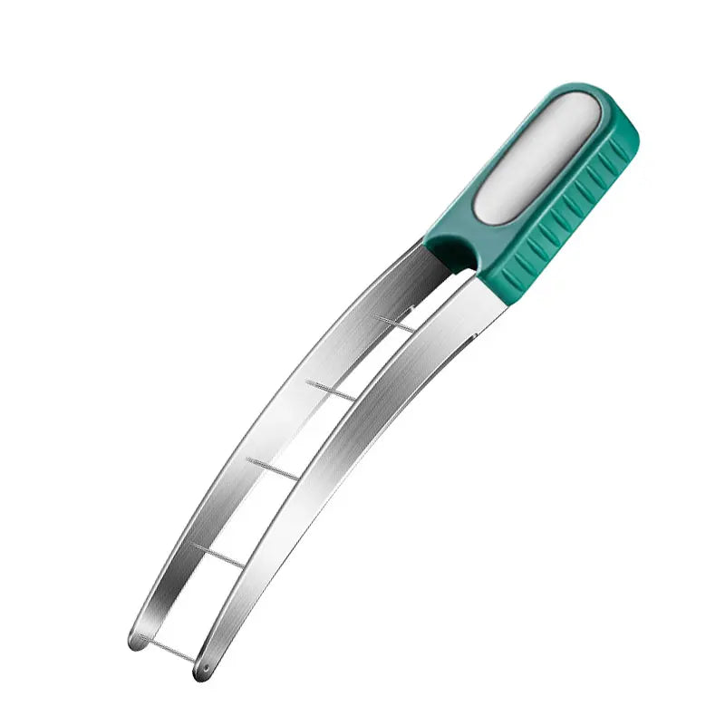 Stainless Steel Watermelon Cutter & Cube Slicer | Kitchen Tool Watermelon Cube Slicer Axl Green