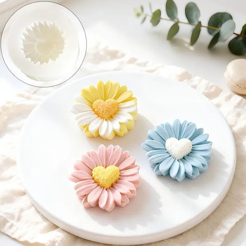 Floral Silicone Candle & Soap Mold – DIY Flower Craft Mold Silicone Craft Mold Axl Default Title