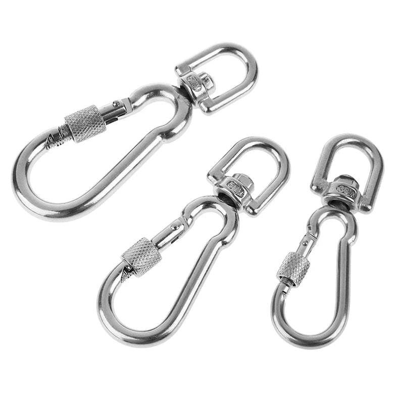 Stainless Steel Swivel Snap Hook Carabiner Clip | Dog Leash Dog Leash Clip Axl
