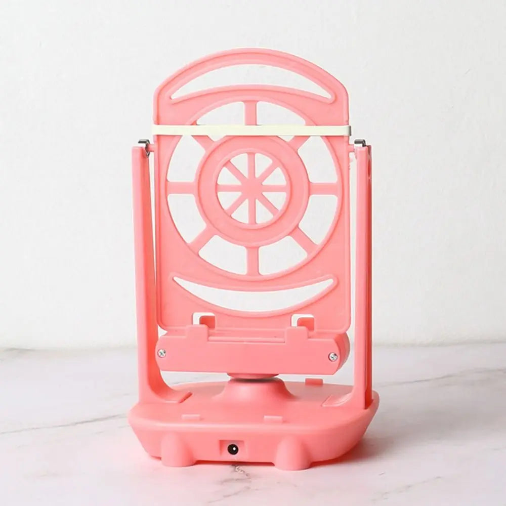Automatic Phone Shaker Step Counter – Dual Phone Holder Phone Shaker Stand Axl pink