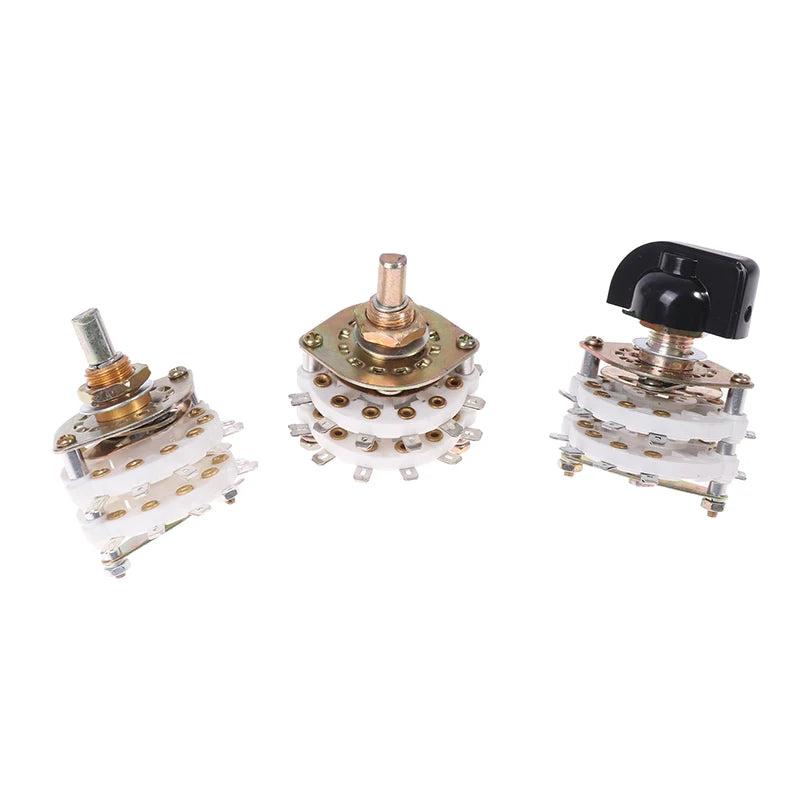 Rotary Switch Selector 2-Pole & 4-Pole Multi-Position with Cap Rotary Switch Axl