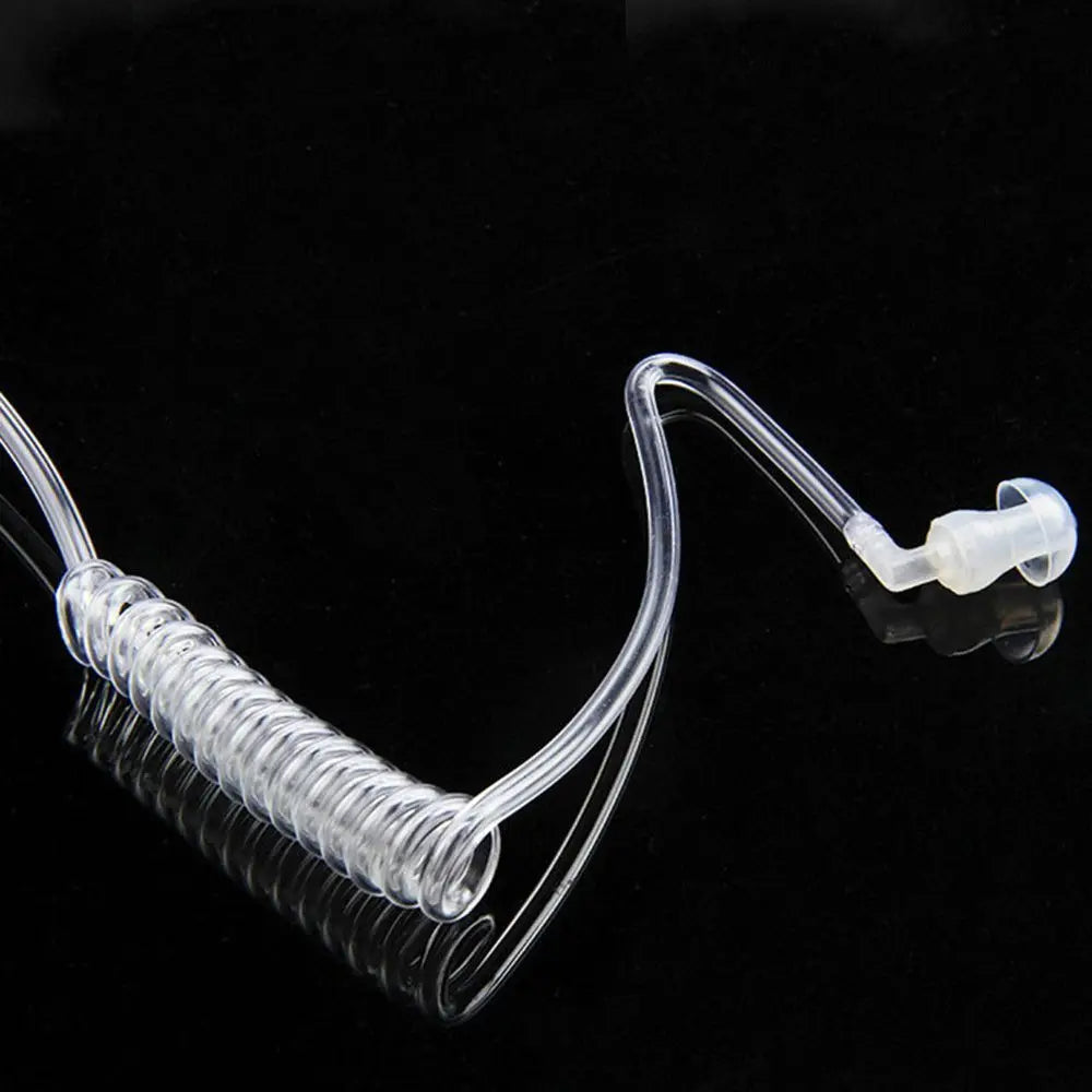 Air Tube Ear Hook Earpiece – 3.5mm Wired Monaural Headset Wired Ear Hook Earpiece Axl