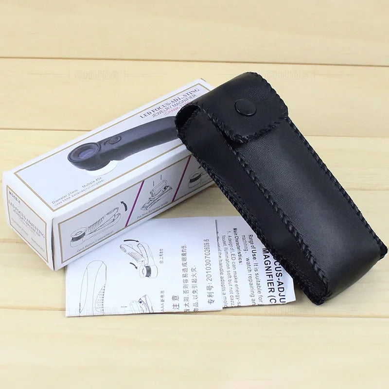 LED Handheld Magnifying Glass for Jewelry – High Magnification LED Magnifying Glass Axl