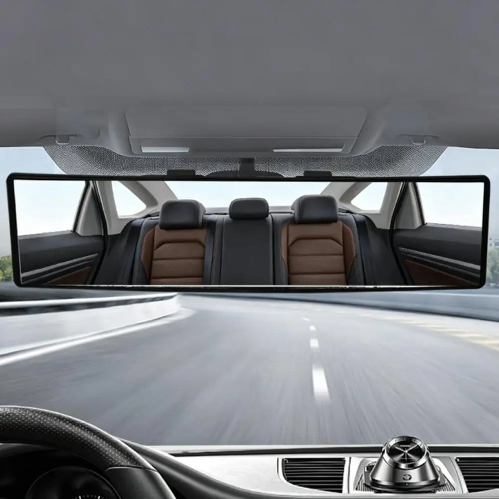 Clip-On Panoramic Rearview Mirror – Wide Angle Anti-Glare HD Panoramic Car Mirror Axl