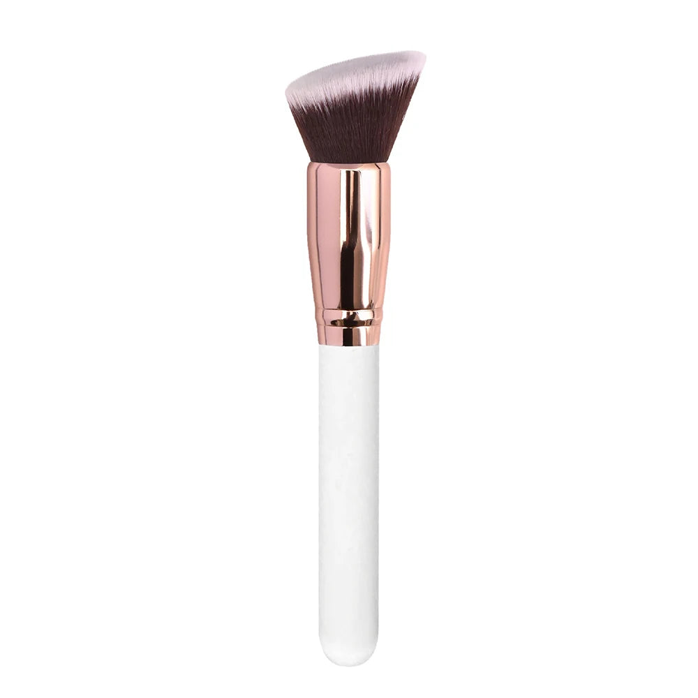 10-Pack Vegan Makeup Brushes – Blush, Contour & Foundation Makeup Brush Set Axl 08