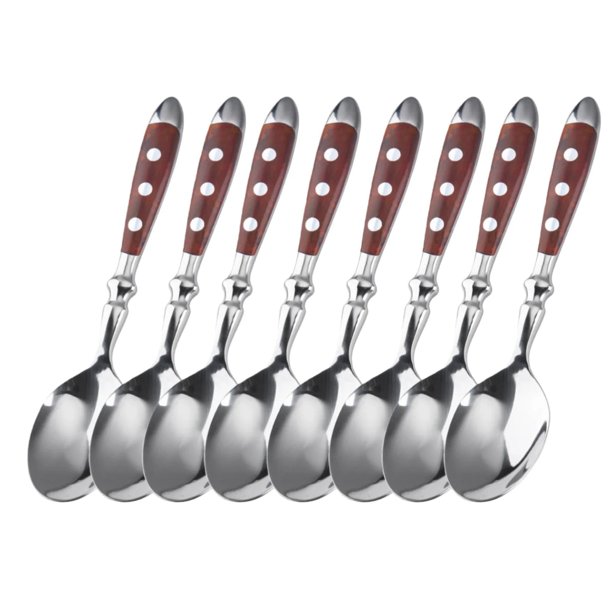 YRIDEFE 6-Piece Stainless Steel Cutlery Set – Knife Fork Spoon