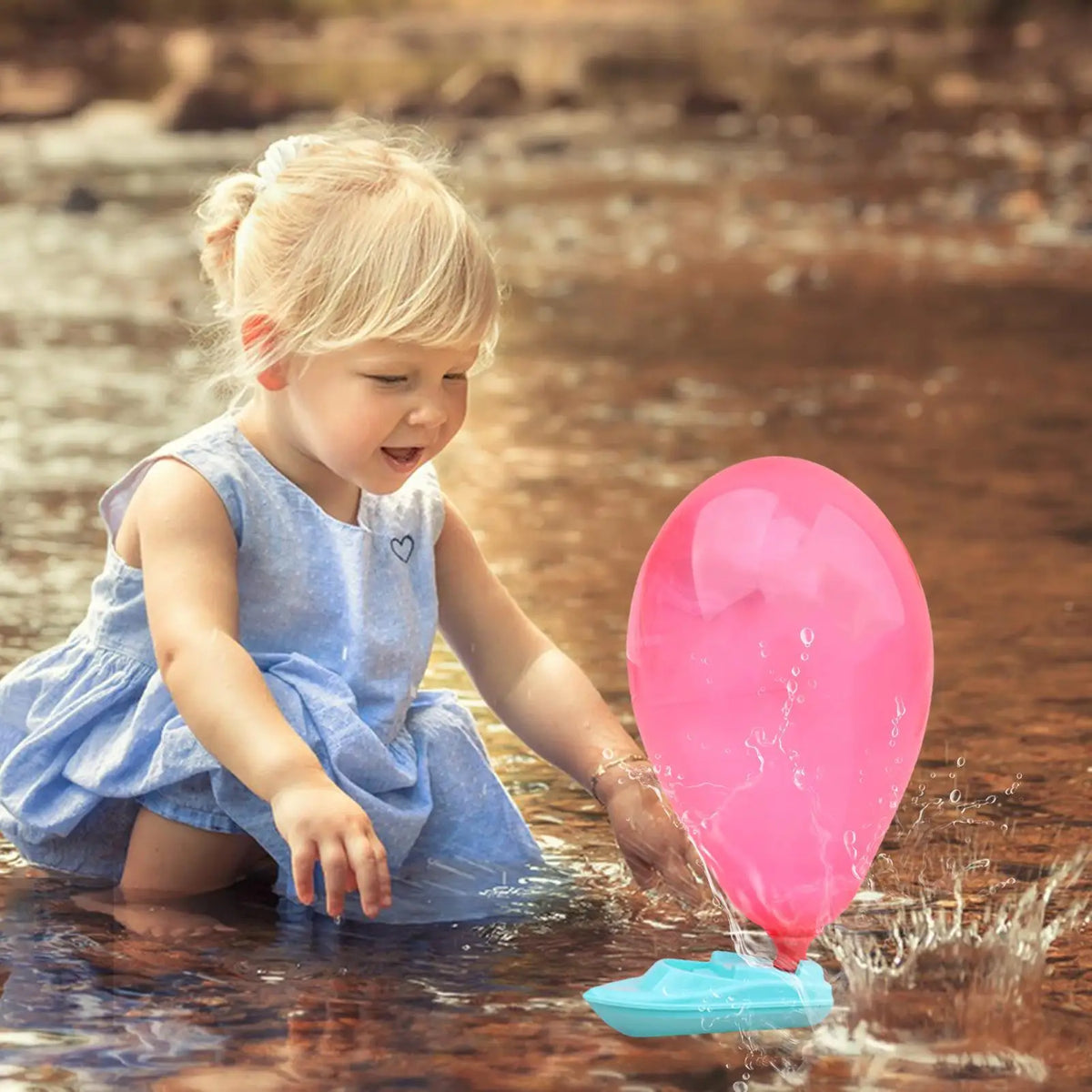 DIY Balloon Boat Science Toy – Kids Bath & Party Favor Kids Science Toy Axl