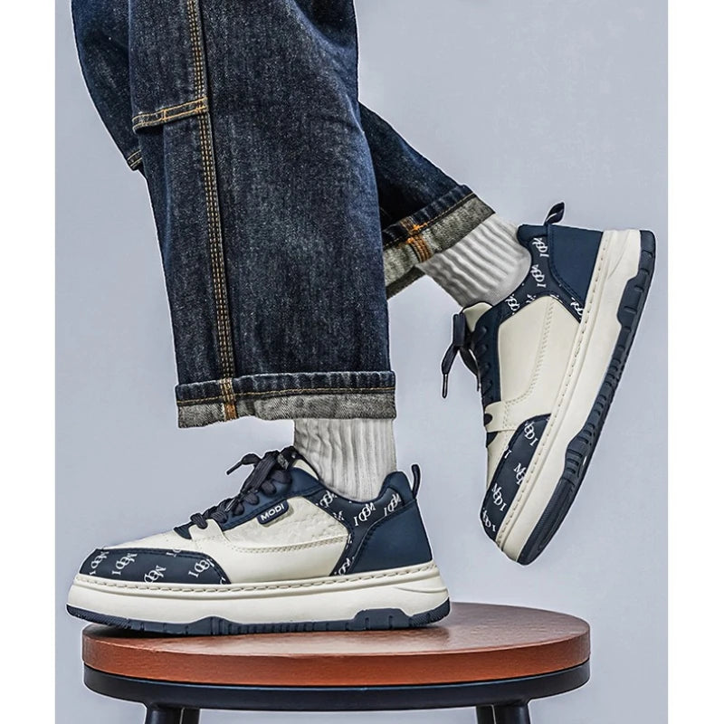 Men's Breathable Casual Sneakers – Lace-Up Fashion Trainers Men's Casual Sneakers Axl