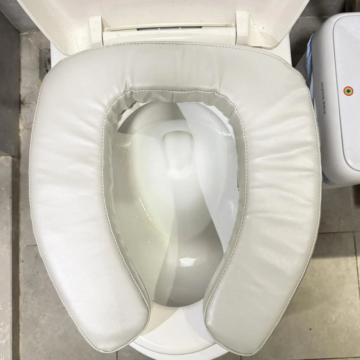 Raised Toilet Seat Cushion – Non-Slip Waterproof U-Shape Riser Toilet Seat Riser Axl