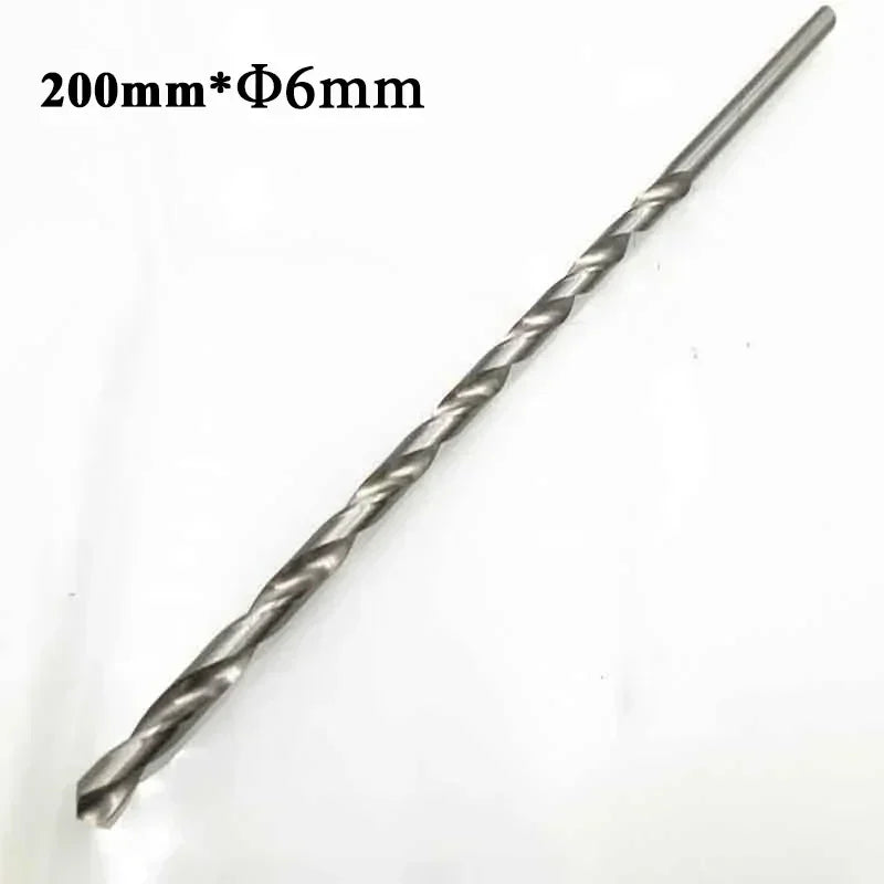 Extra Long HSS Twist Drill Bit Set 2–6mm | 160–300mm HSS Twist Drill Bit Axl 6MM 200MM China Mainland