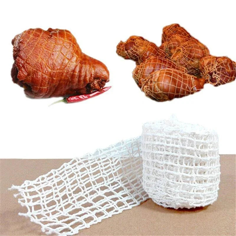 3M Cotton Meat Net – Sausage, Ham & Roast Cooking Net Roll Meat Cooking Net Axl 3m