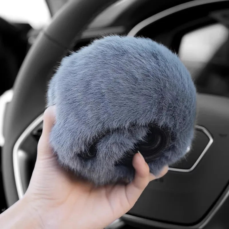 Winter Plush Retractable Steering Wheel Cover – Universal Fit Steering Wheel Cover Axl