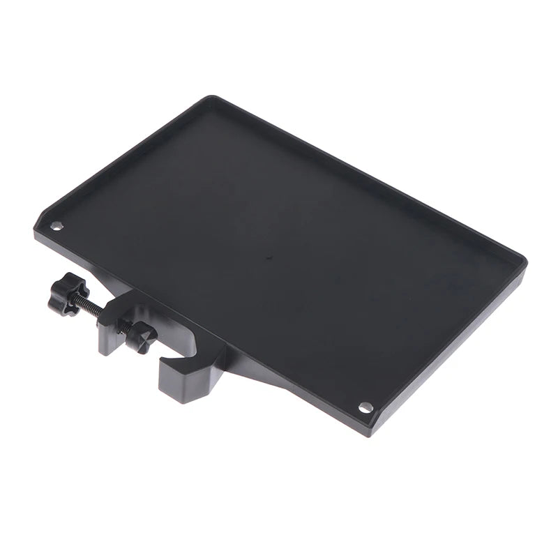 Clip-On Microphone Stand Tray with Phone Holder | 20×14 cm Microphone Stand Tray Axl
