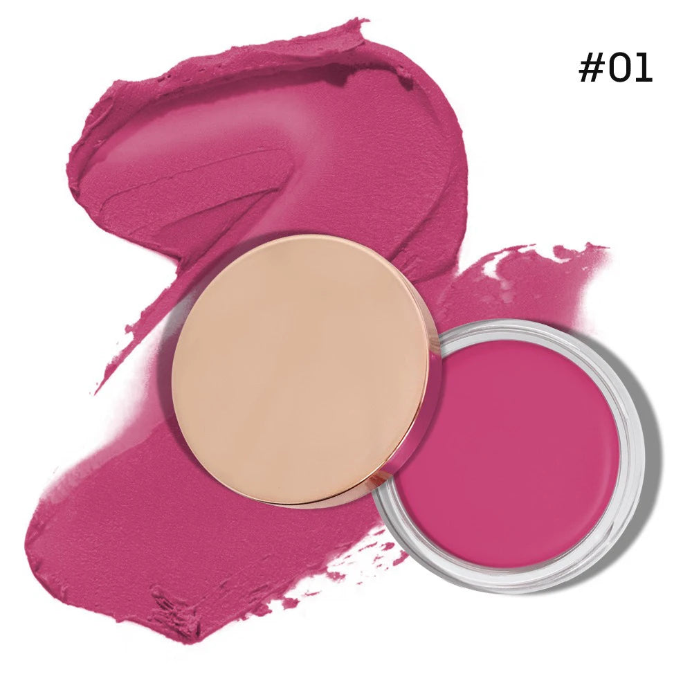 Dual-Use Matte & Shimmer Cream Blush | Vegan Private Label Cream Blush Axl 01 40pcs with logo