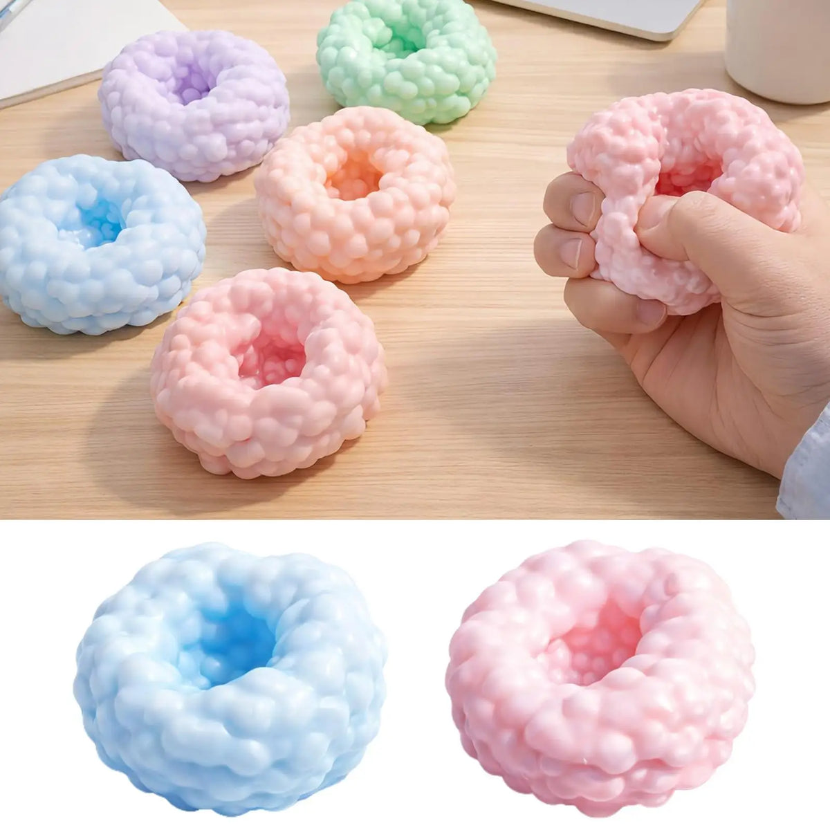 Crunchy Sand Stress Ball – Fidget Squeeze Toy for Teens & Adults Fidget Stress Ball Axl