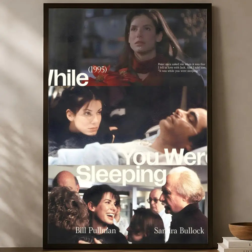 While You Were Sleeping Movie Poster – Self-Stick HD PVC Wall Art Movie Wall Poster Axl White04 30X40cmNoframe