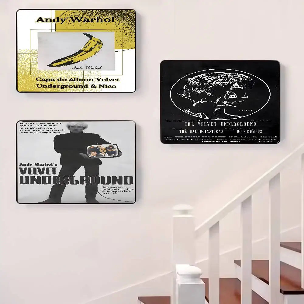 Velvet Underground Rock Band HD Wall Poster – Self-Adhesive Wall Art Poster Axl