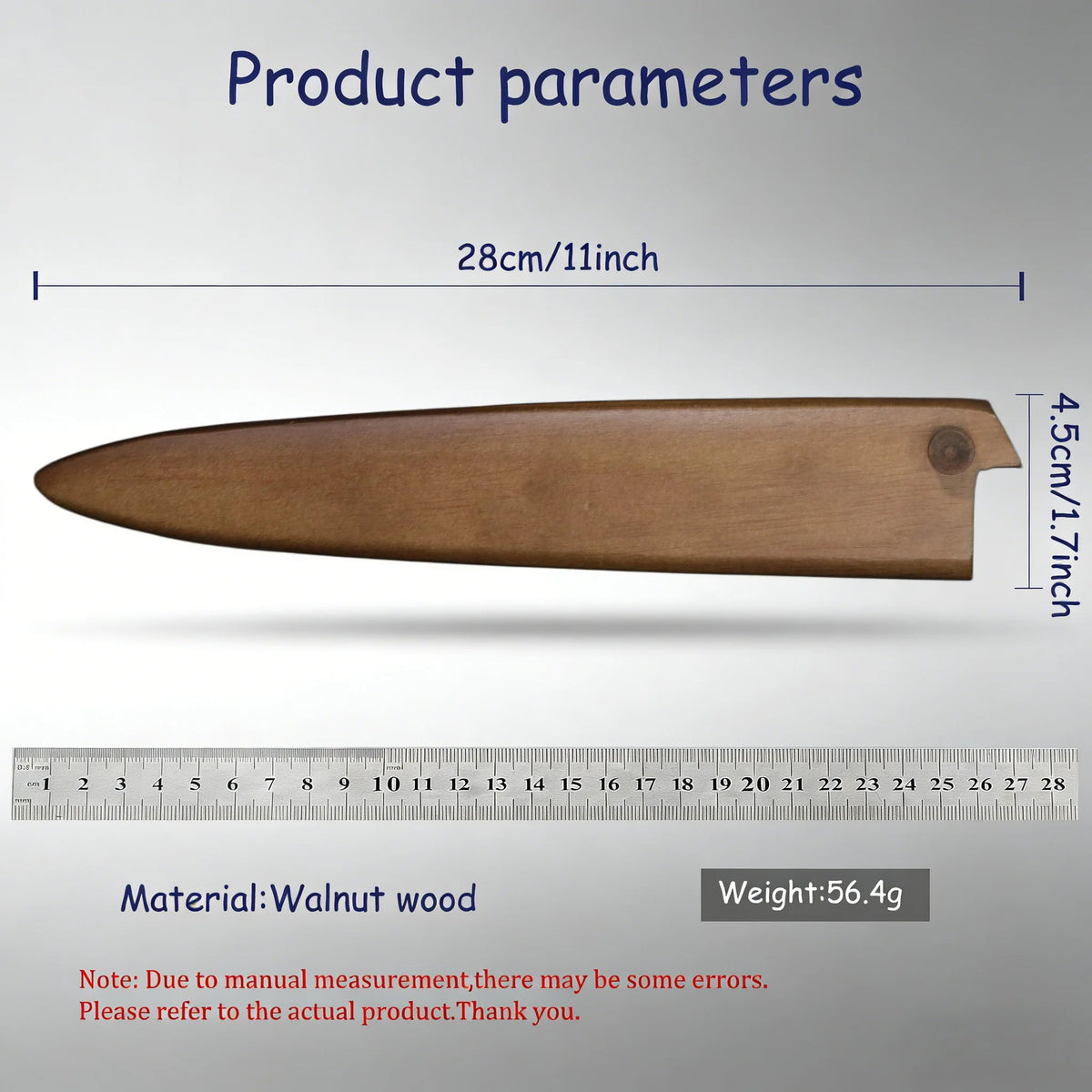Japanese Wooden Knife Sheath – Kitchen Blade Protector Cover Knife Sheath Axl