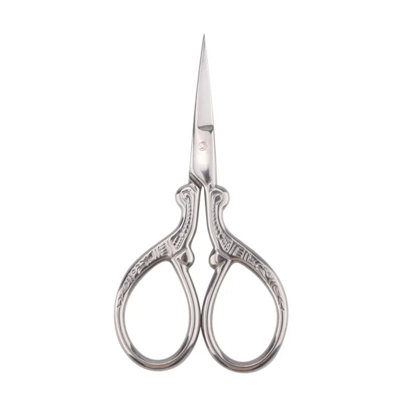 Vintage Stainless Steel Sewing Scissors – Fabric & Embroidery Sewing Scissors Axl silver