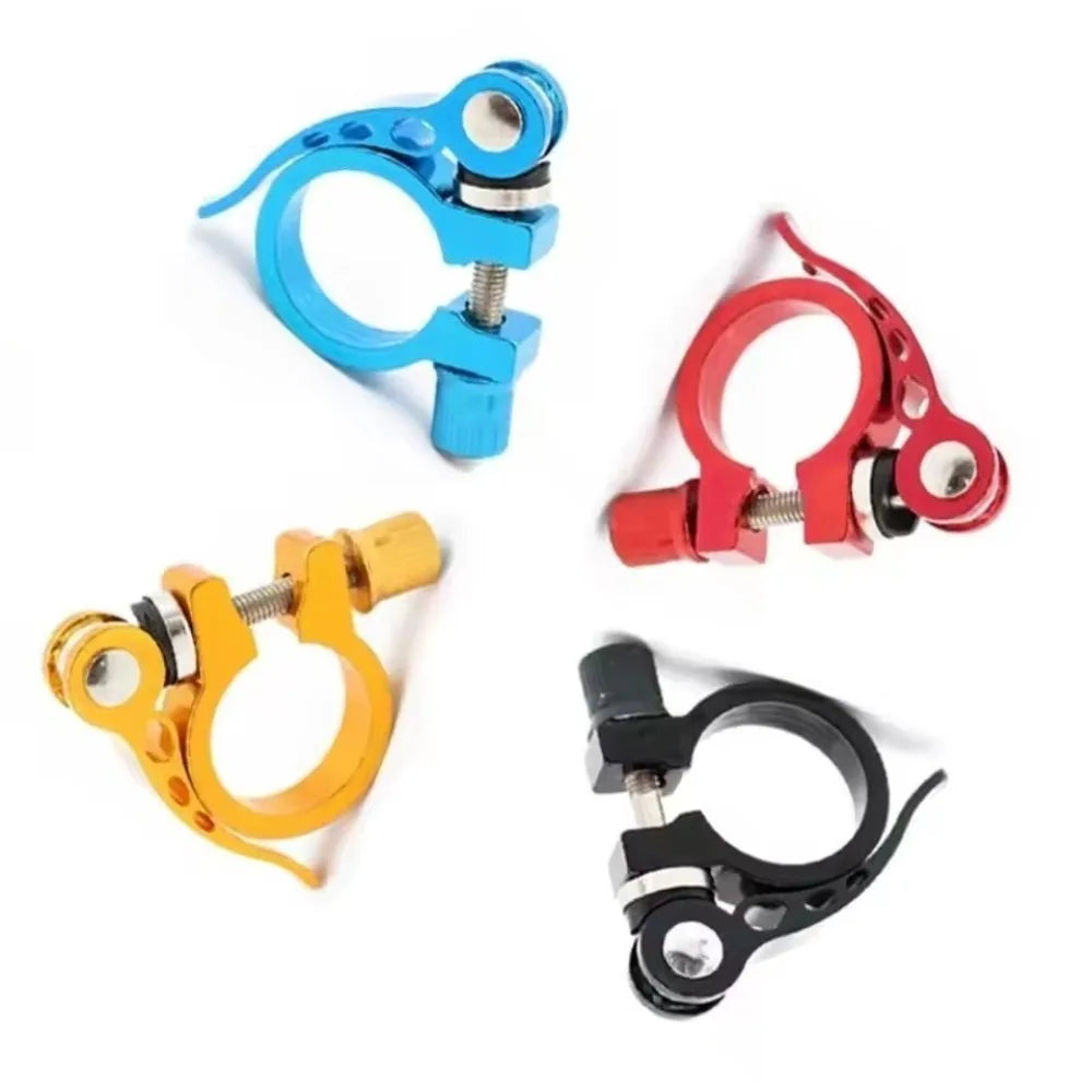 31.8mm Quick Release Bike Seatpost Clamp – Aluminum MTB Road Bike Seatpost Clamp Axl
