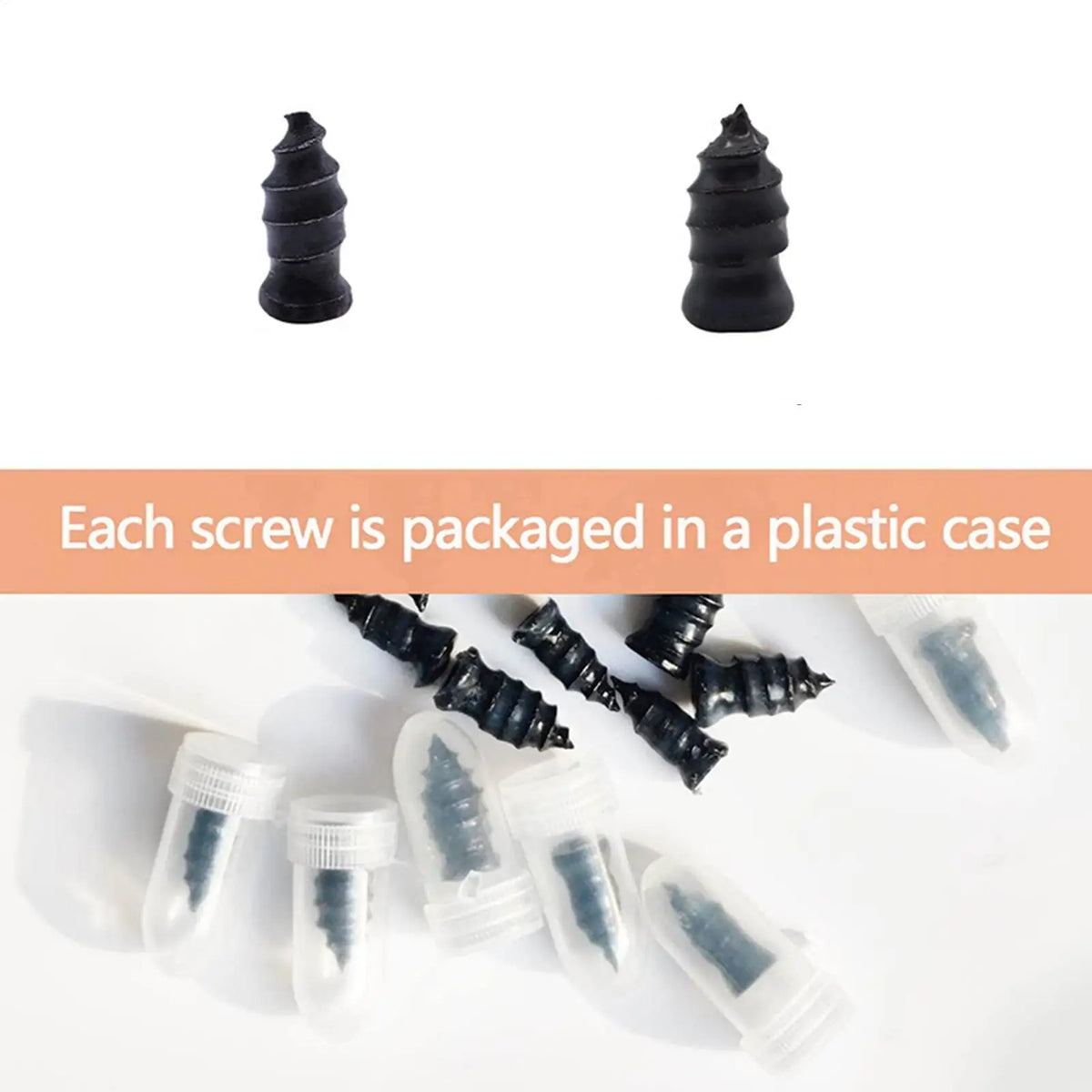 Rubber Tire Repair Plugs – Tubeless Puncture Fix Kit 10 Pc Tire Repair Kit Axl