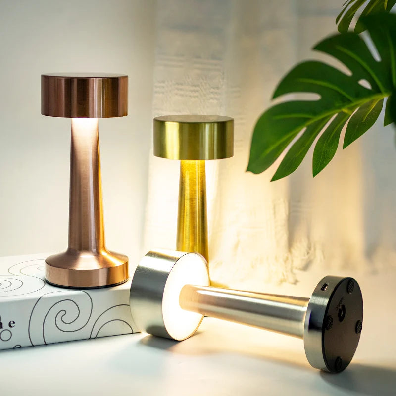 USB Rechargeable Touch LED Desk Lamp – 3-Color Mood Light LED Table Lamp Axl