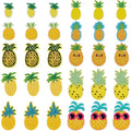 30-Pc Pineapple Iron-On & Sew-On Patches – 10 Styles Iron-On Patches Axl AECH04-17495